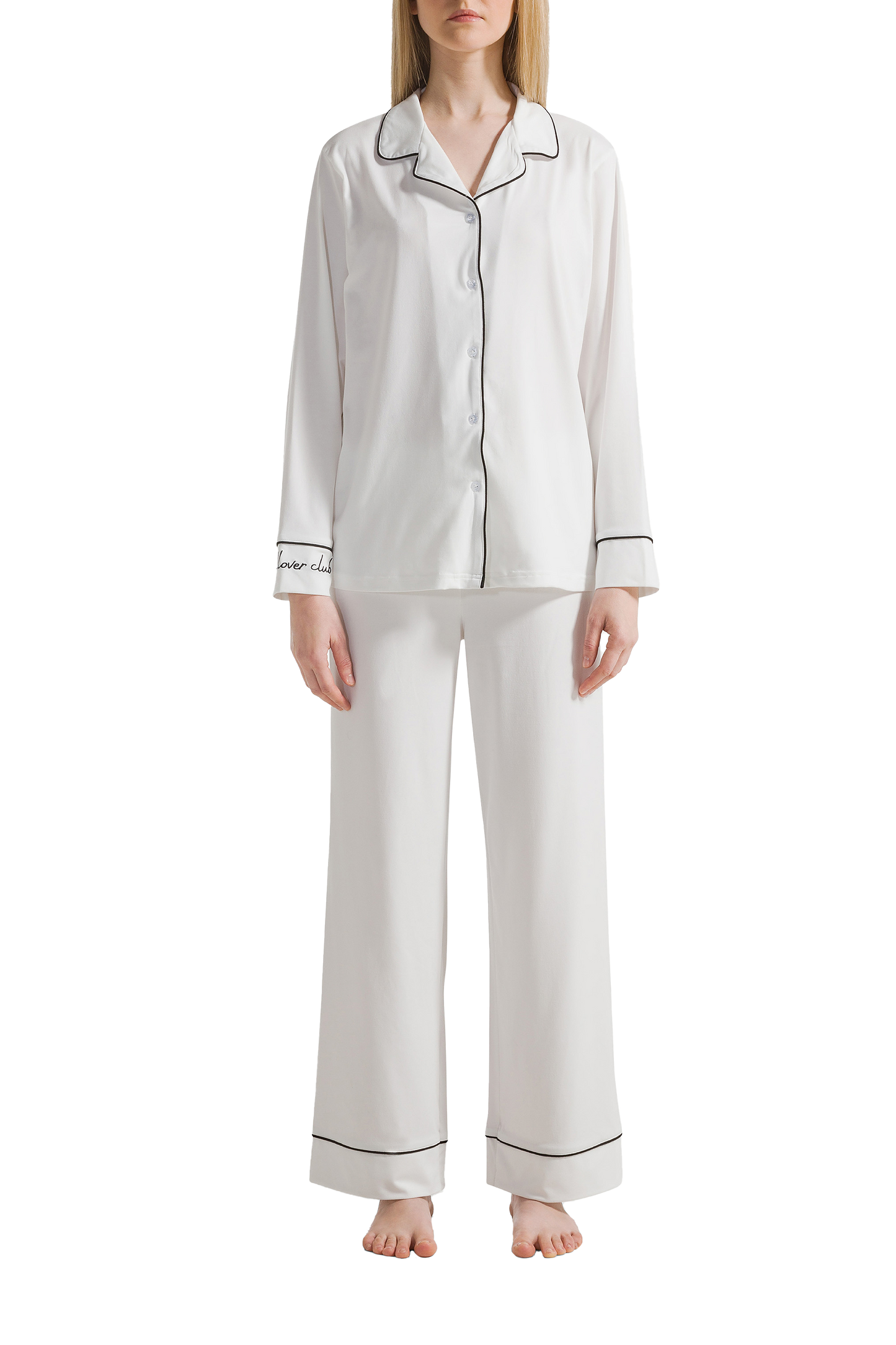 Dina Signature Pyjamas White