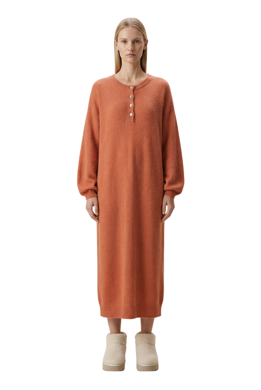 Zelma Dress Burnt Orange