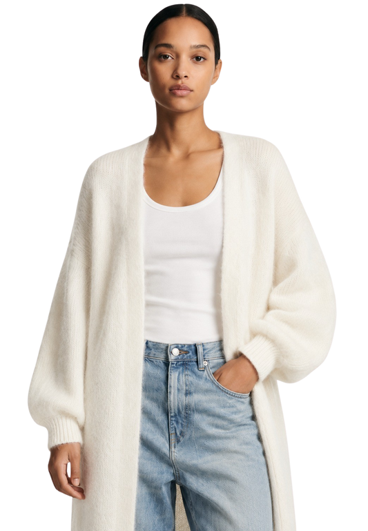Azra Cardigan White image