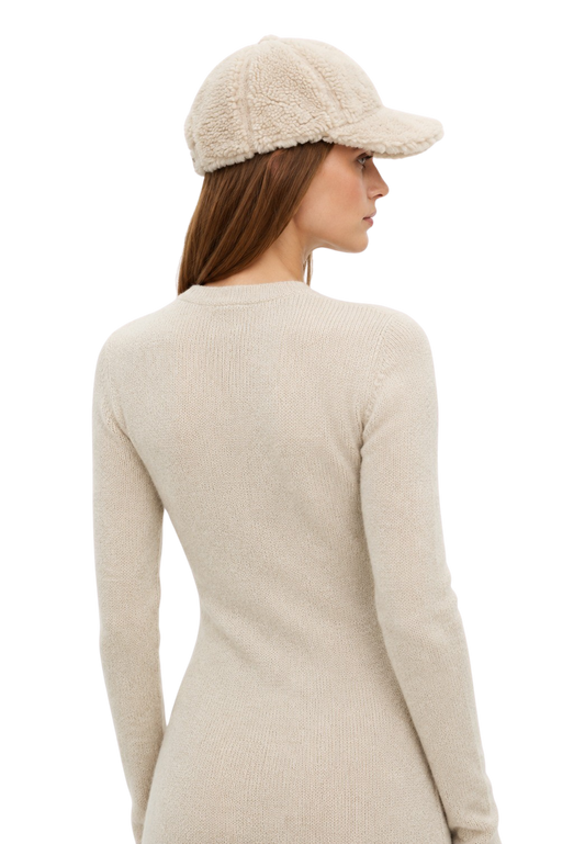 Inga Wool Cap Beige image