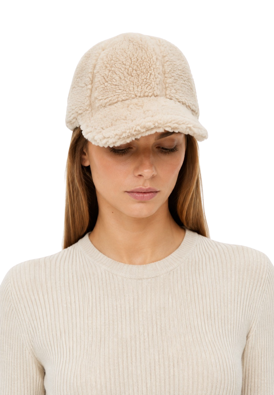 Inga Wool Cap Beige image