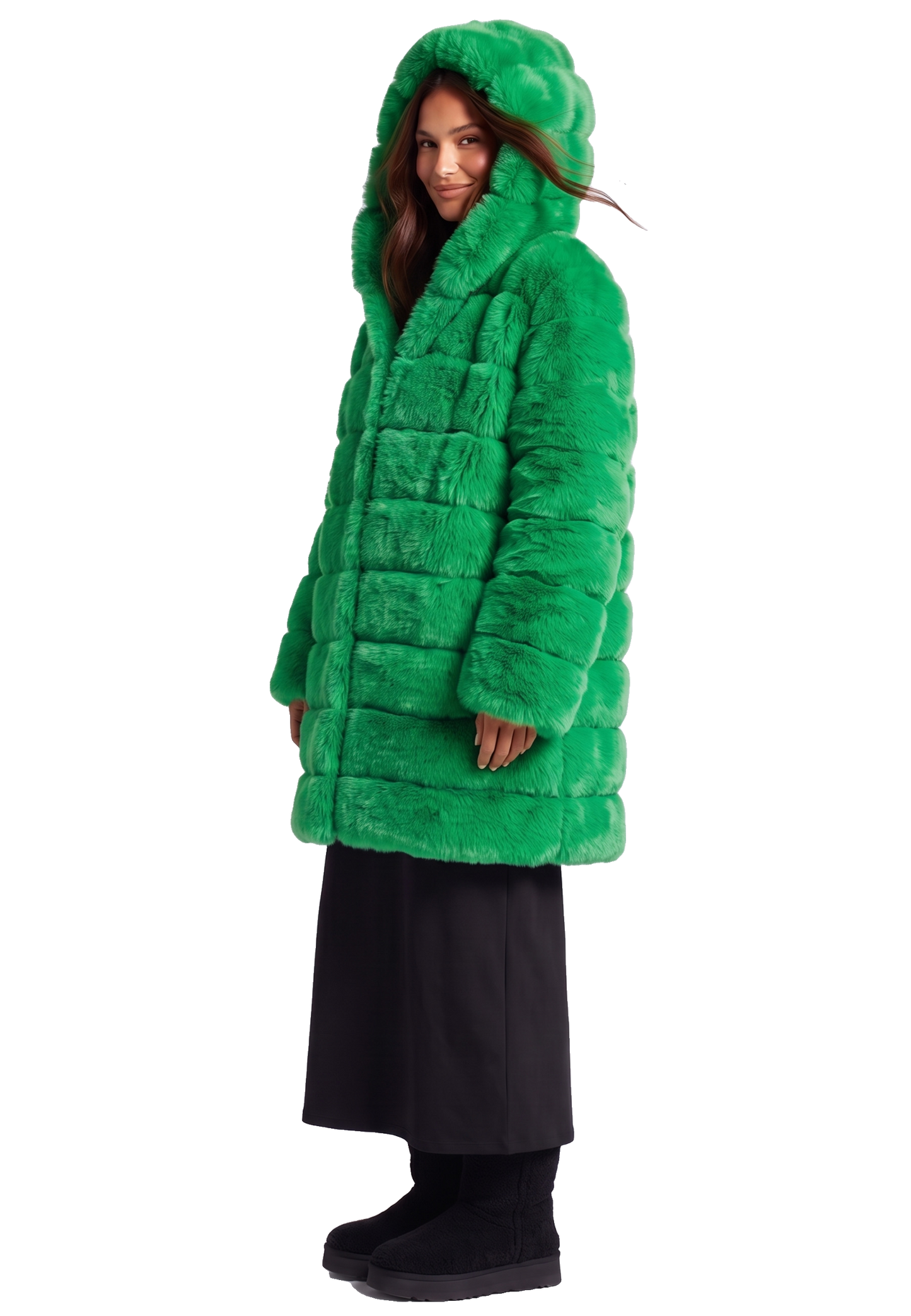 Blake Long Emerald Green Model 04