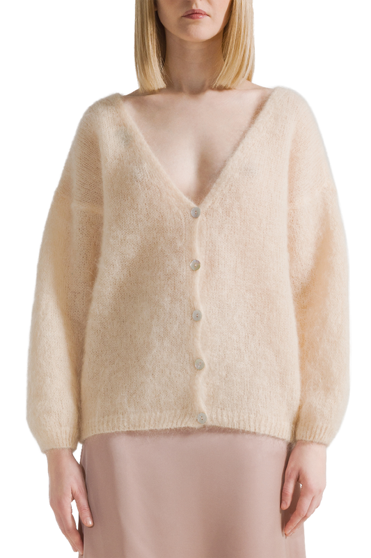 Cornelia LS Cardigan Almond