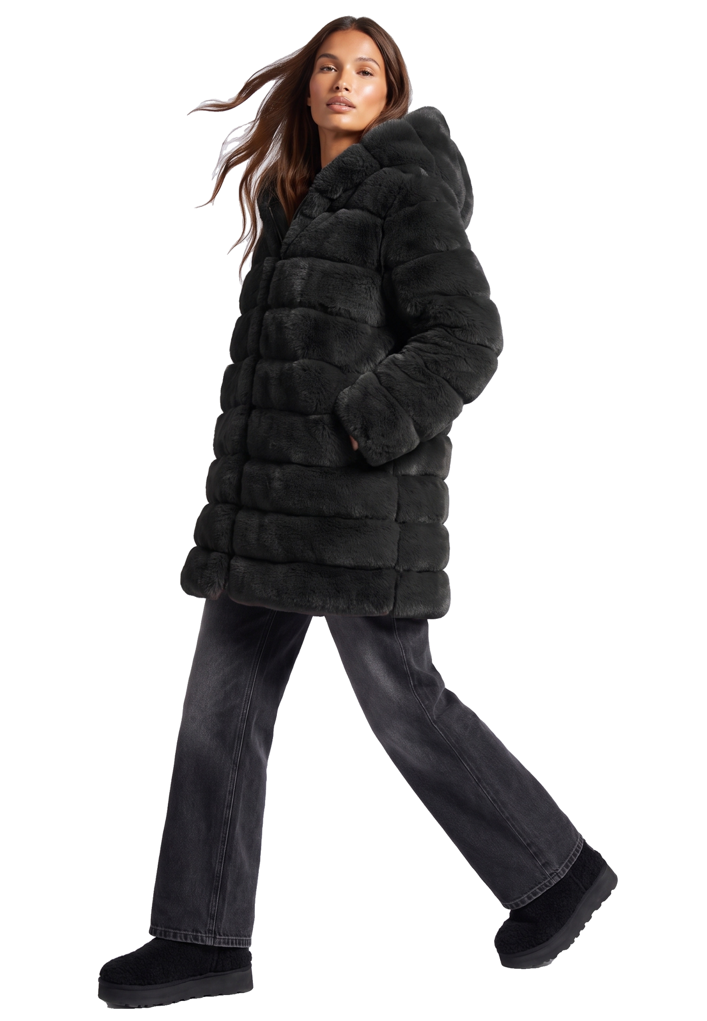 Blake Long Black Model 01