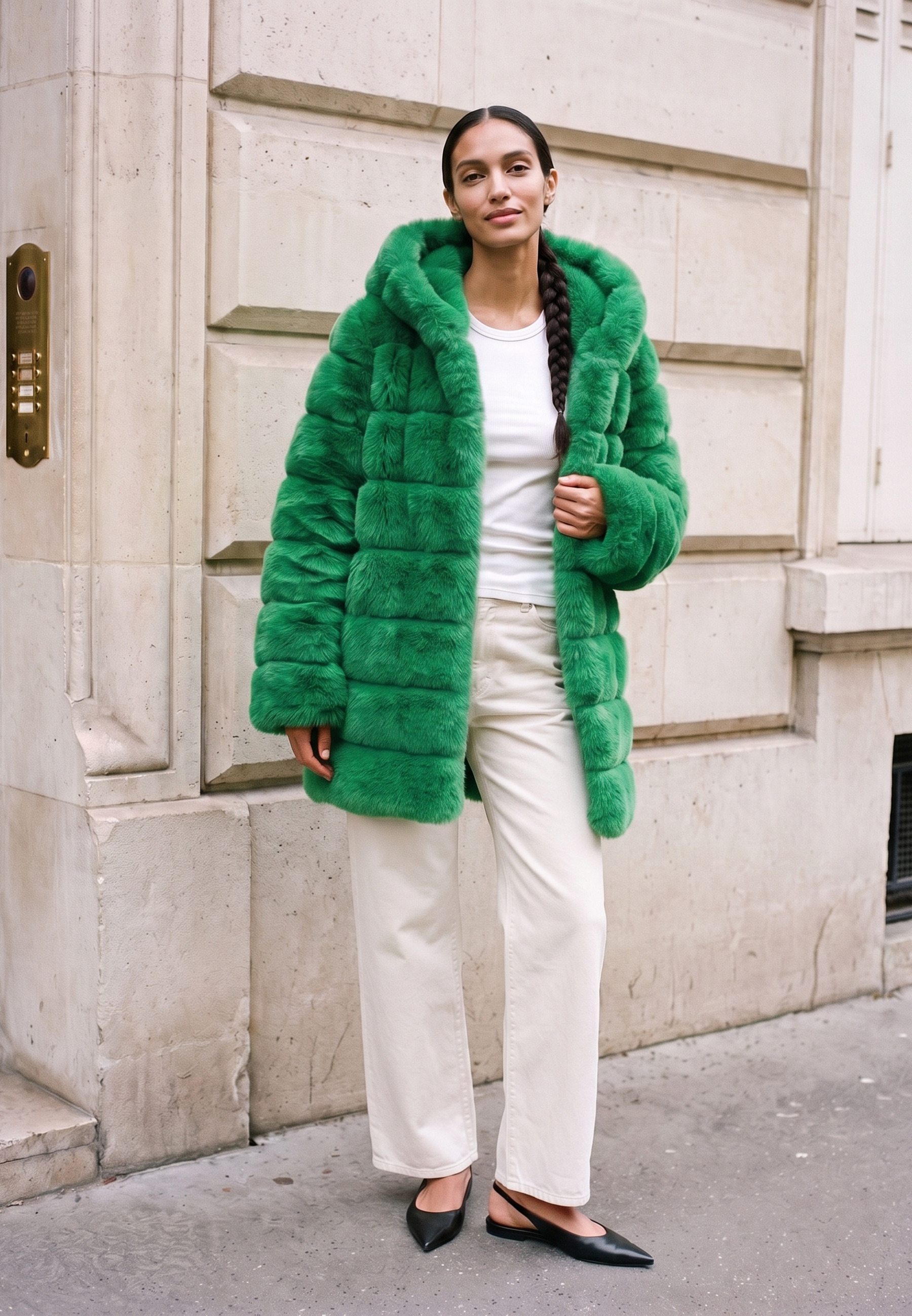 Blake Long Emerald Green Model 05