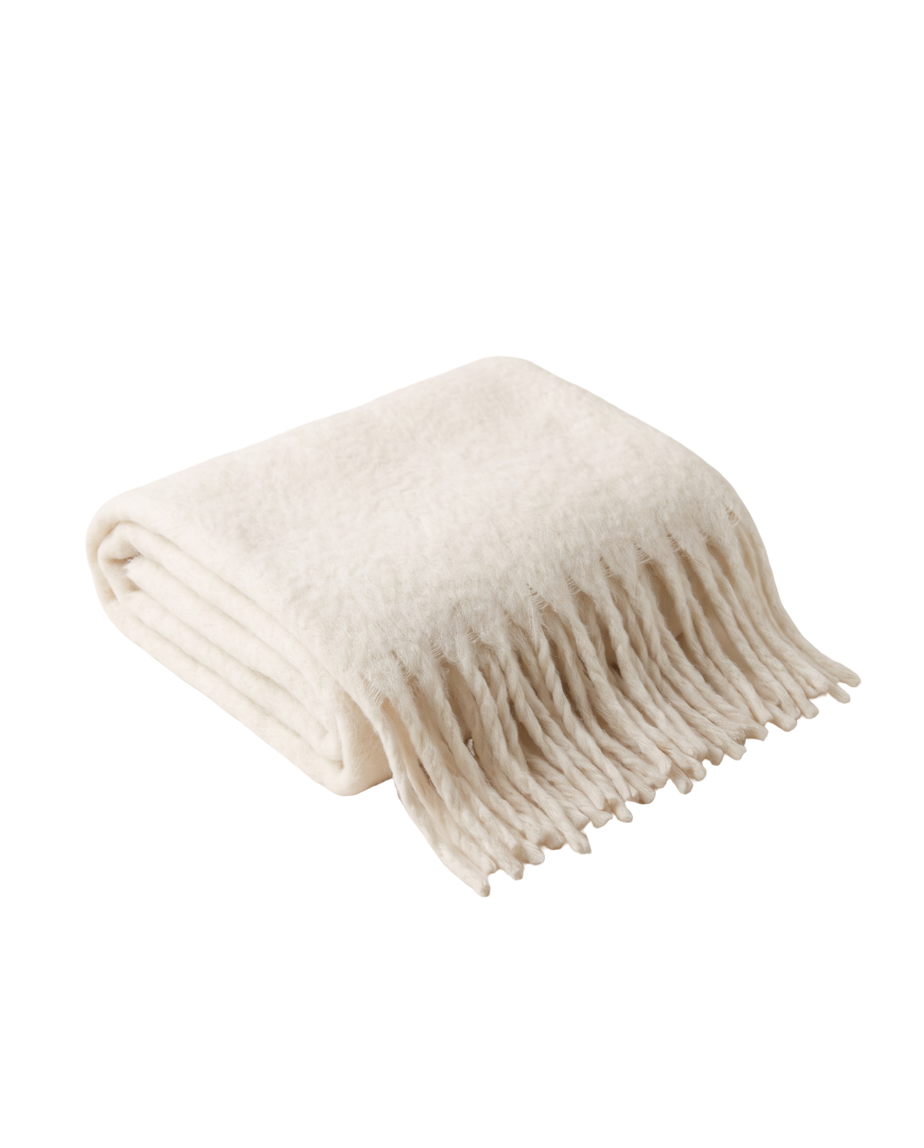 Maui Oversized Fringe Scarf White