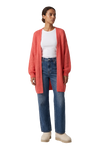 Lee Midi Cardigan Coral Red