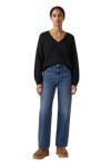 Silja V Neck Knit Black