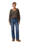 Milana LS Mohair Knit Dark Taupe