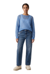 Ulla O Neck Knit Pullover Sky Blue