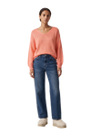 Milana LS Light Cotton Knit Salmon