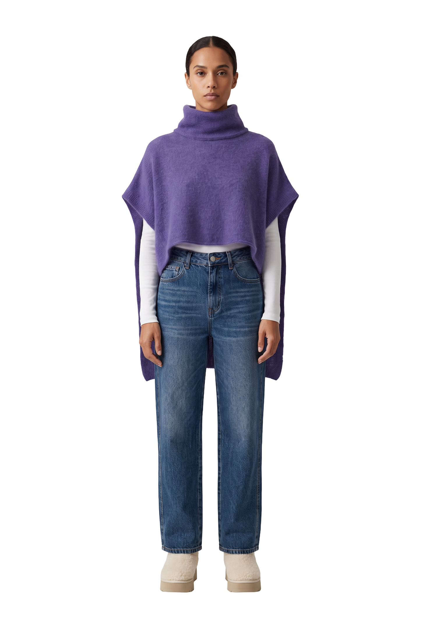 Bella Poncho Violet - model
