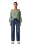 Milana LS Light Cotton Knit Dusty Green