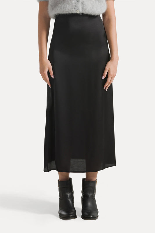 Alia Skirt Black Solid