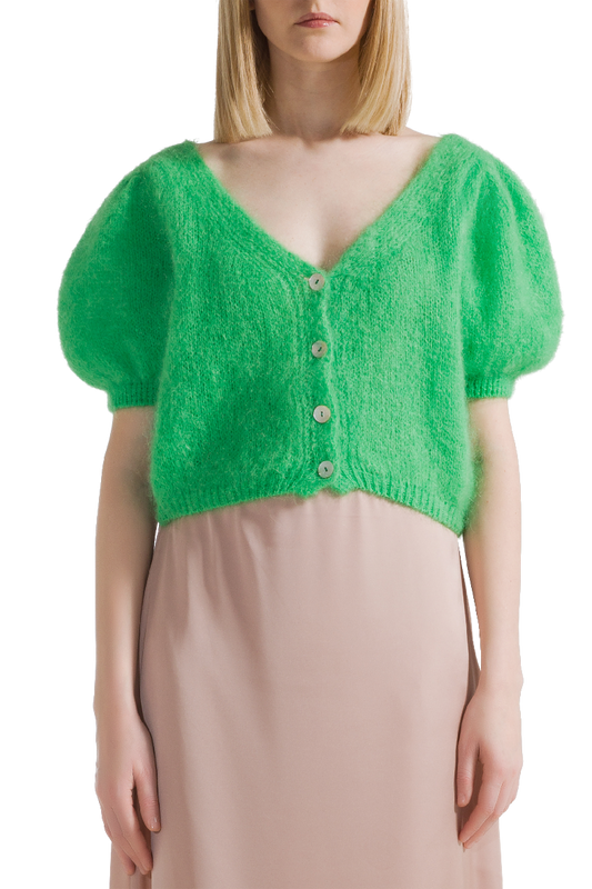 Harper Cardigan Bright Green