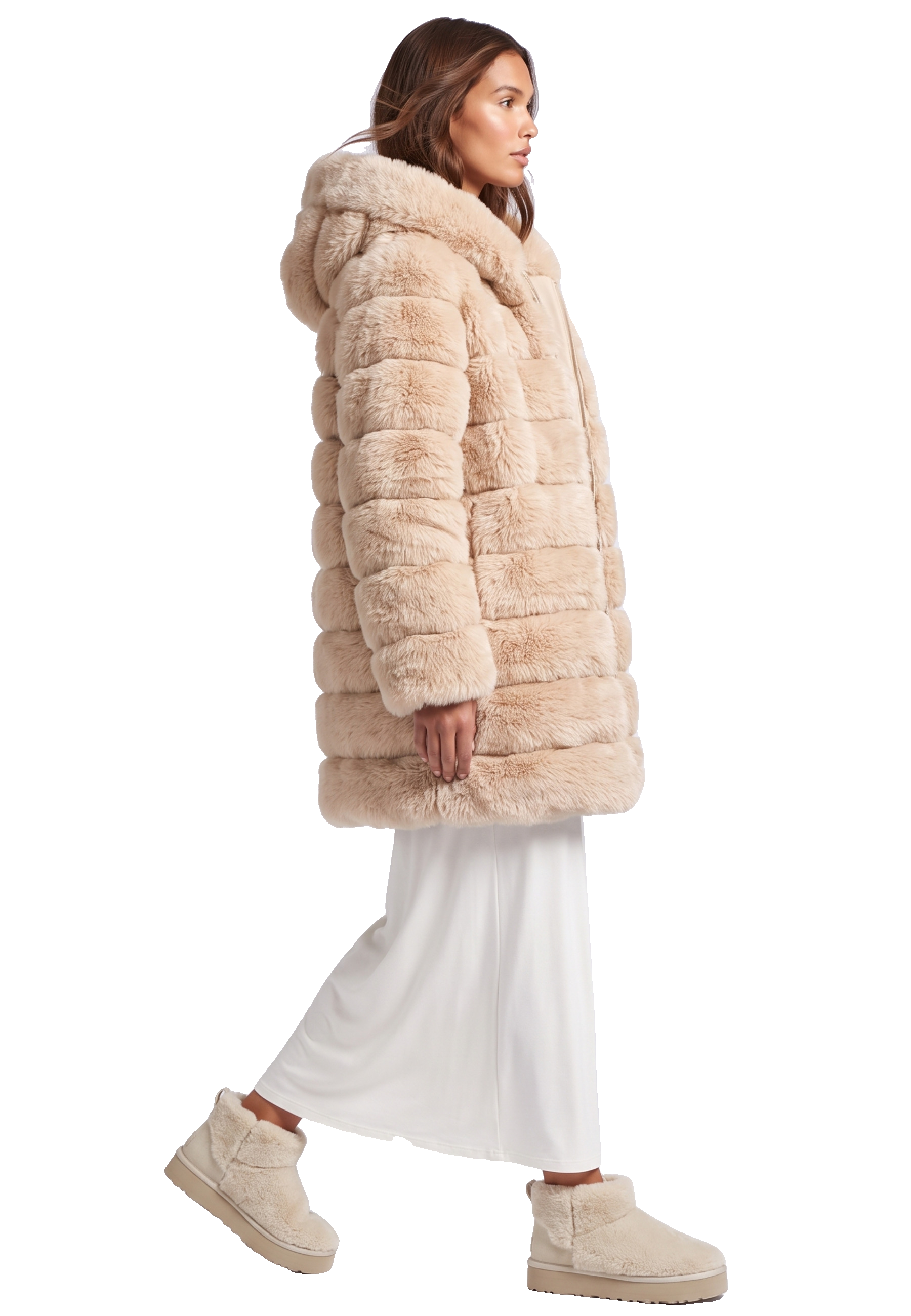 Blake Long Beige Model 04