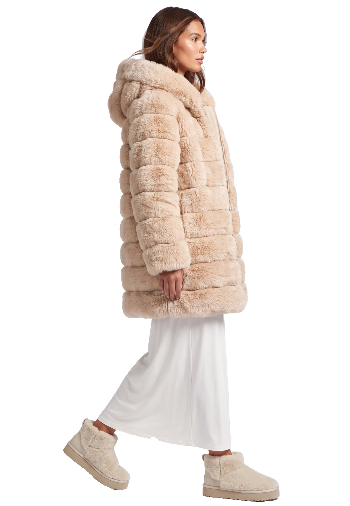 Blake Long Beige Model 04