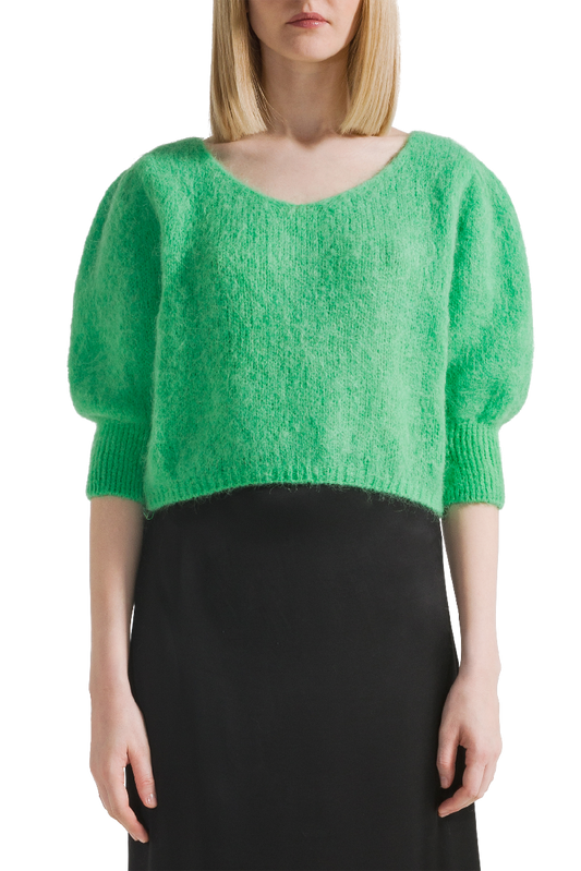 Koa Alpaca Pullover Bright Green