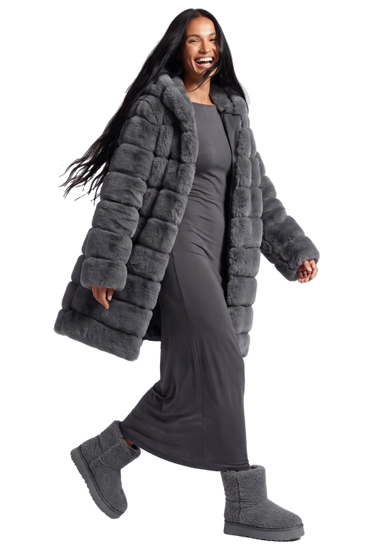 Blake Long Dark Grey Model 01
