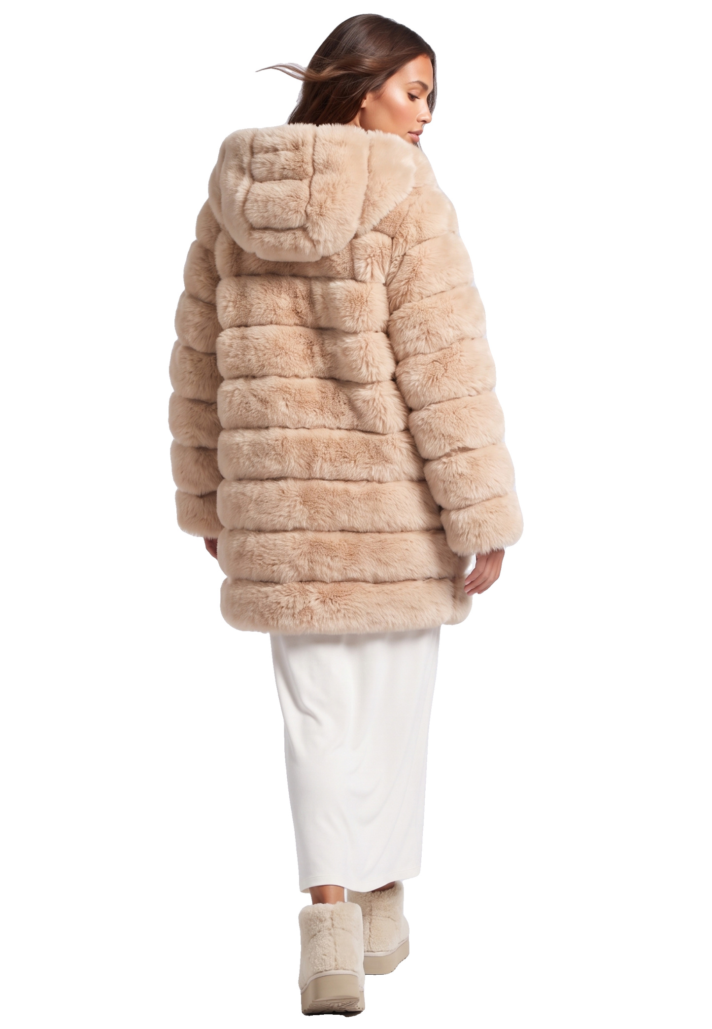Blake Long Beige Model 02