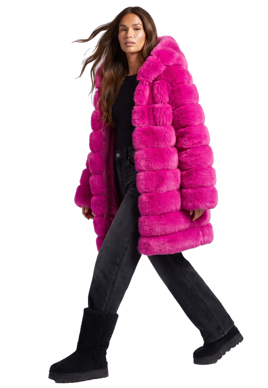 Blake Long Neon Pink Model 01