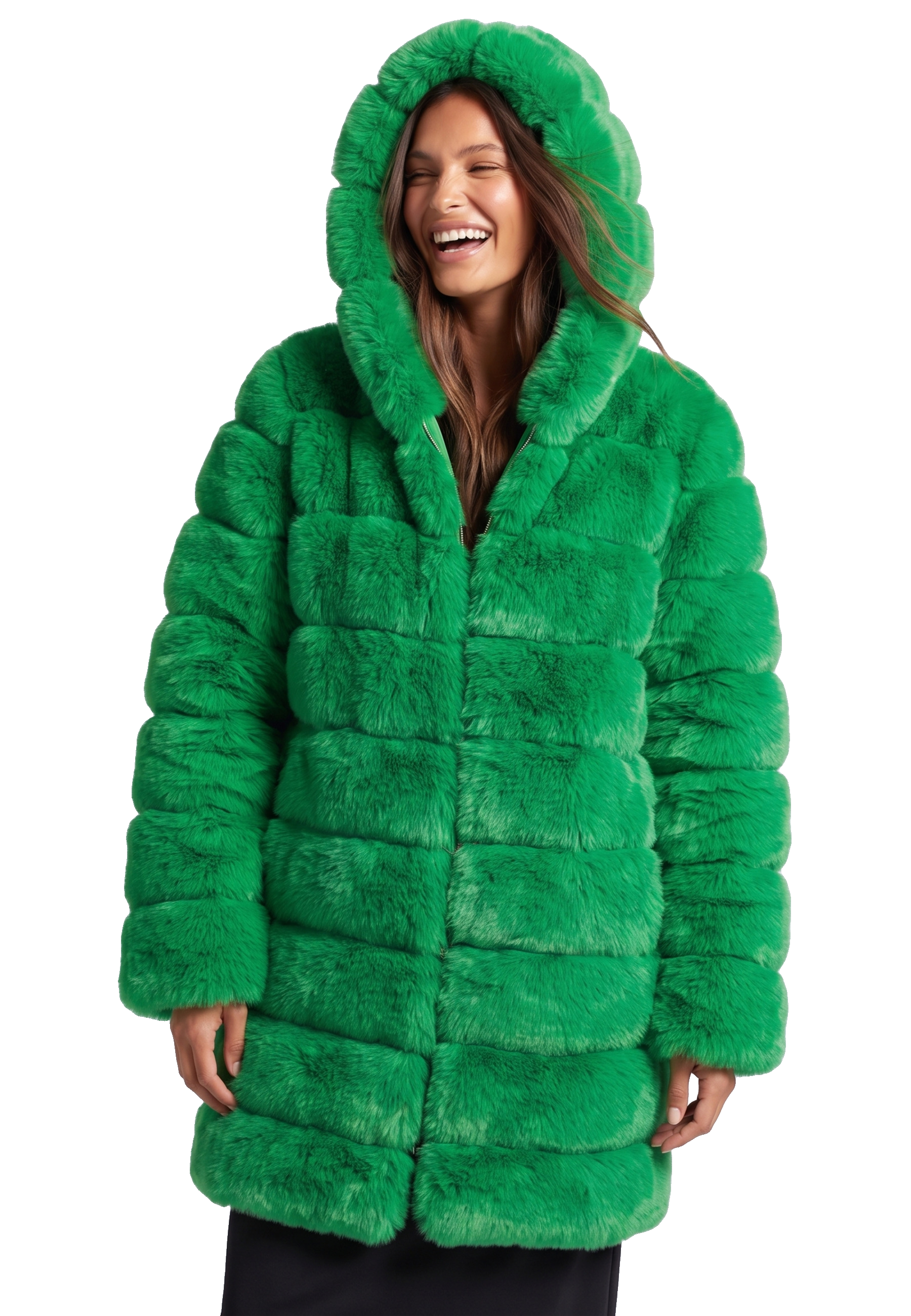 Blake Long Emerald Green Model 03