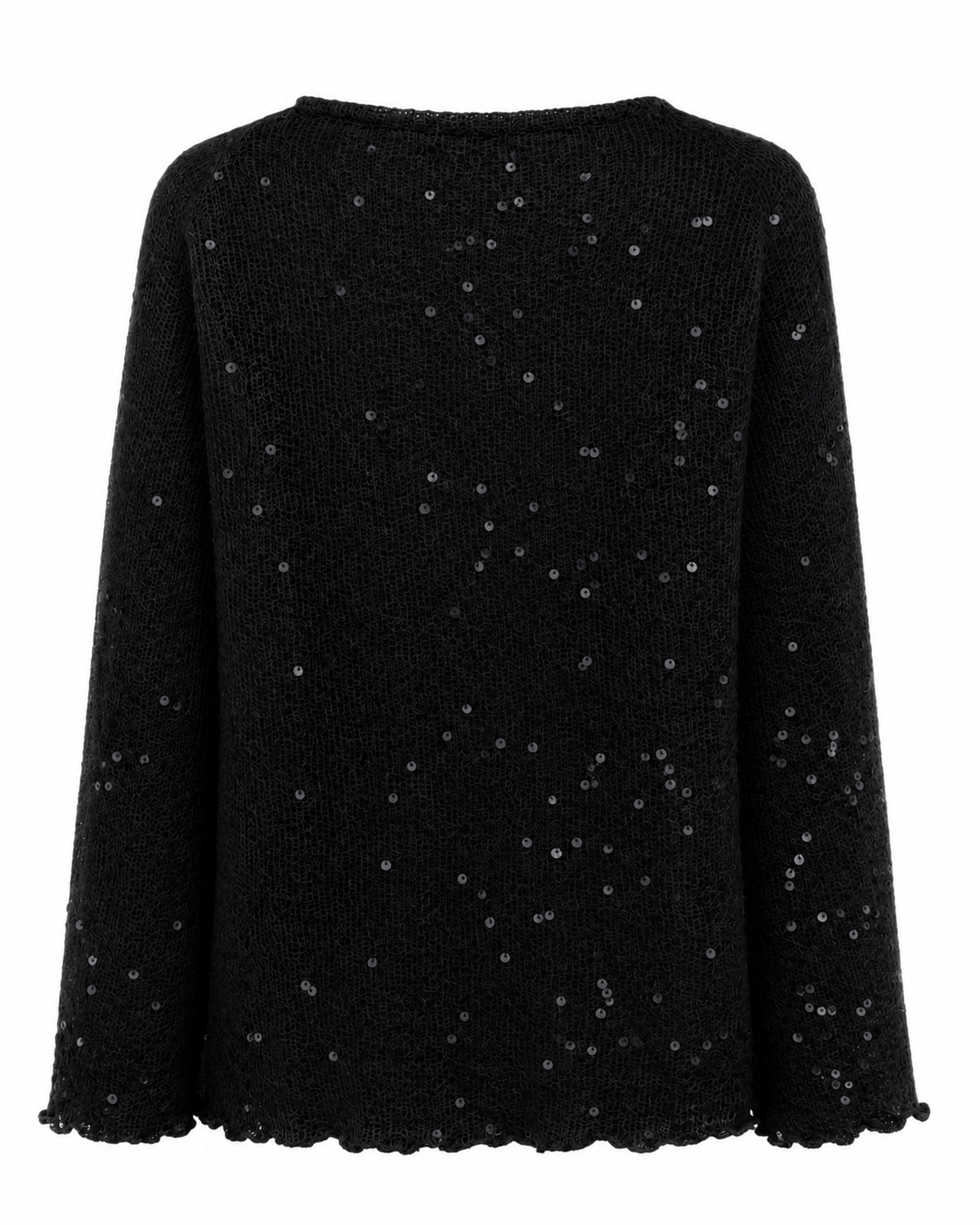 Anya Shimmer Pullover Black