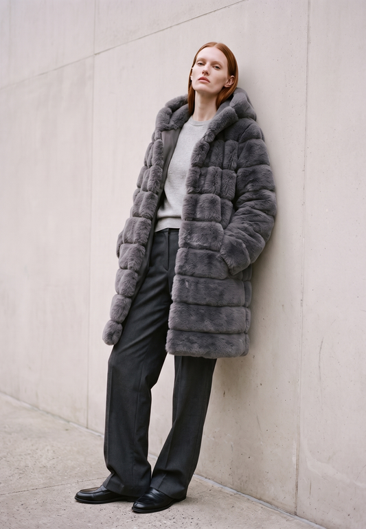 Blake Long Dark Grey Model 05