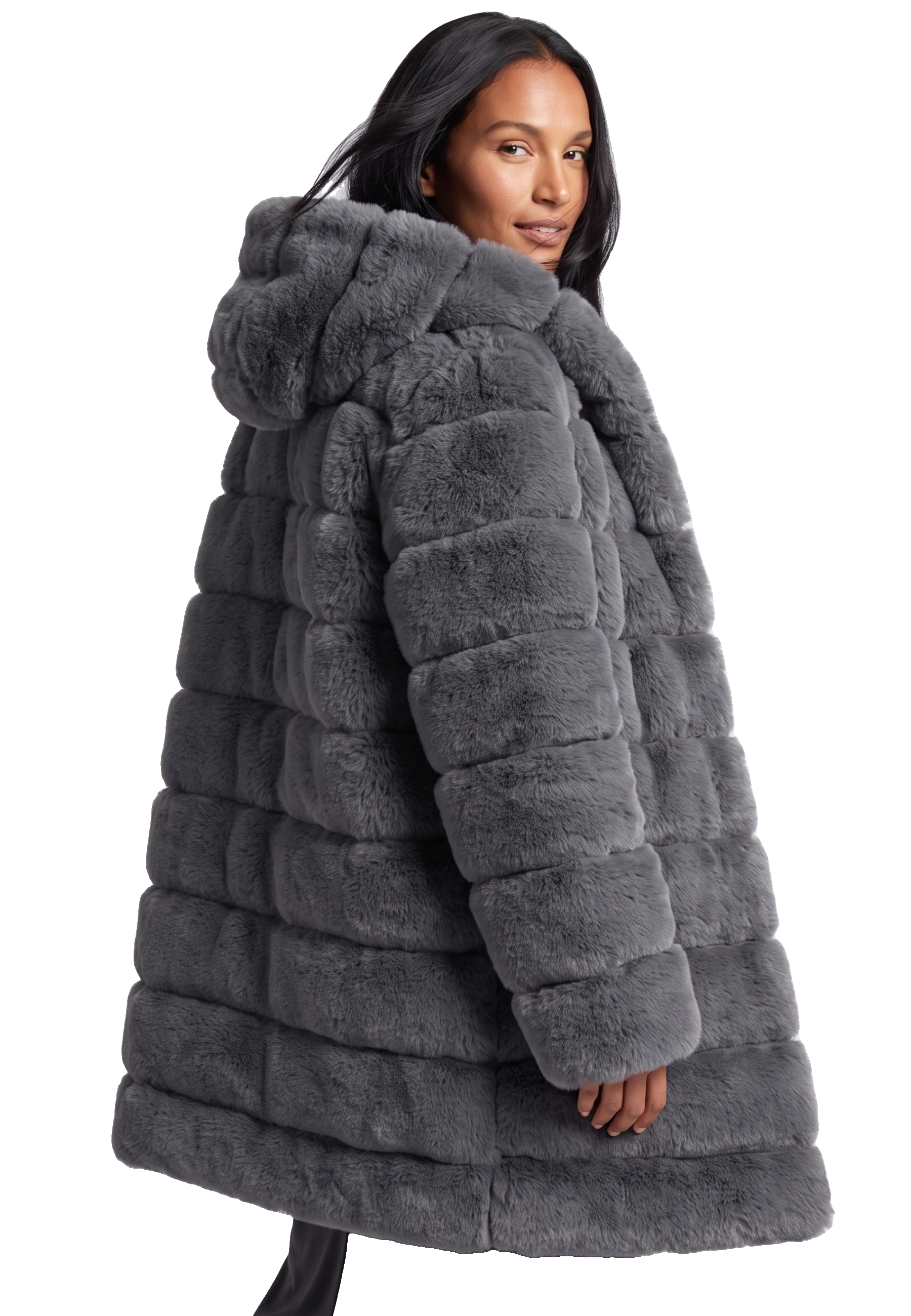 Blake Long Dark Grey Model 03
