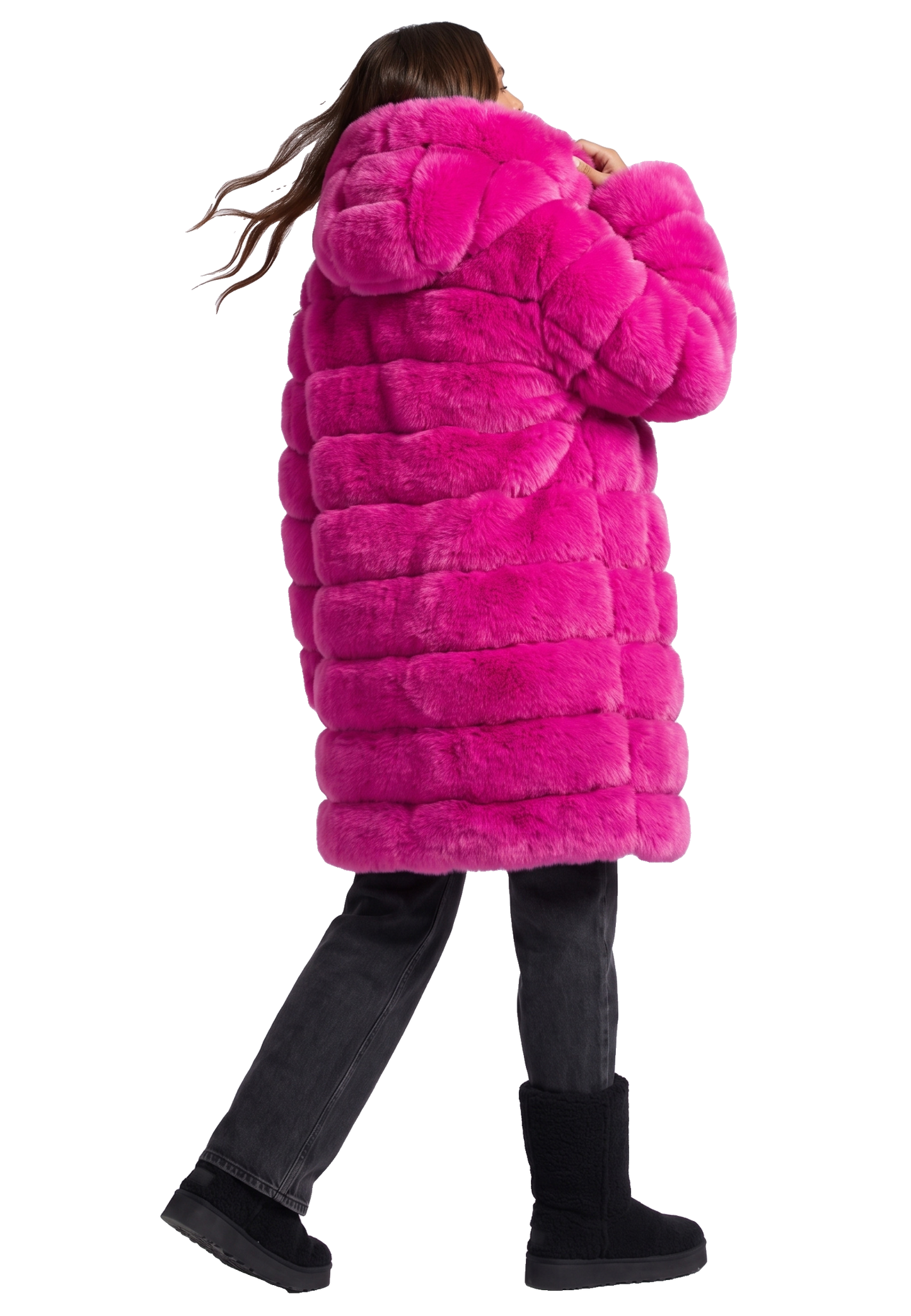Blake Long Neon Pink Model 02