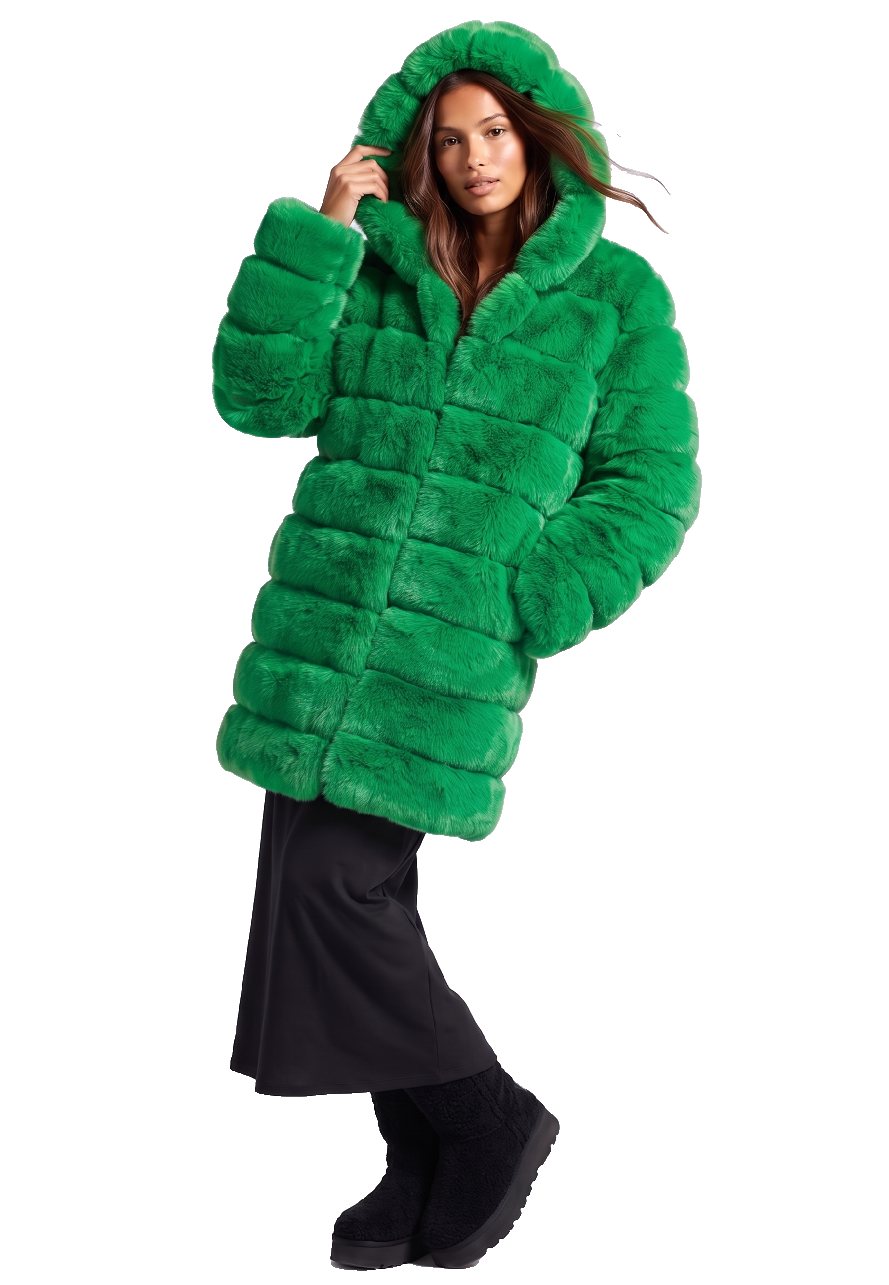 Blake Long Emerald Green Model 01