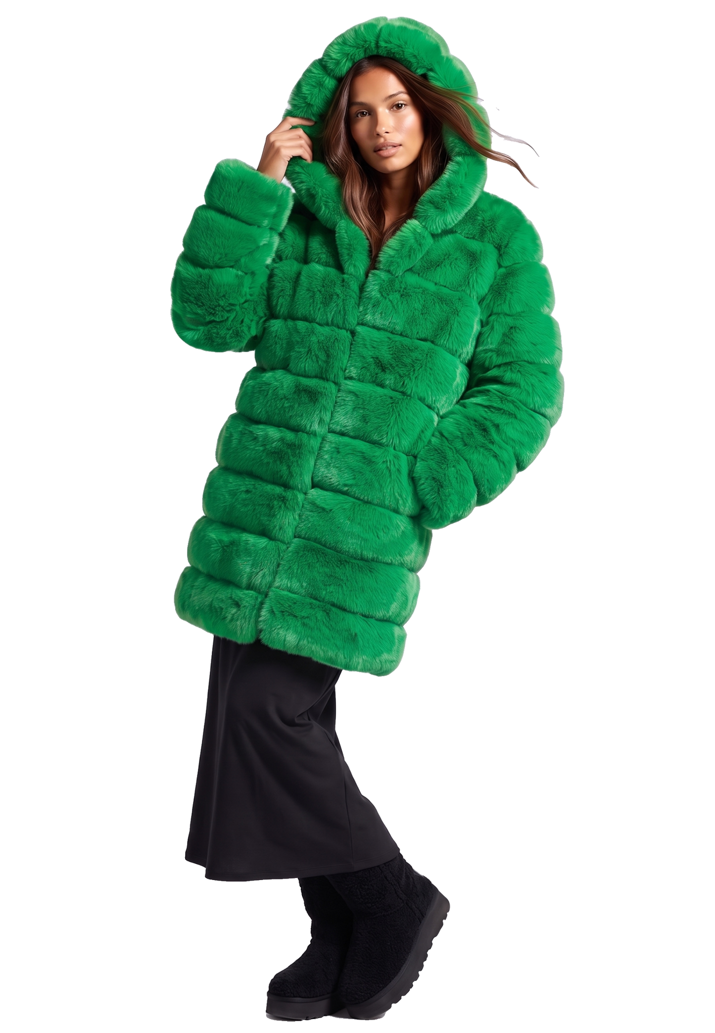 Blake Long Emerald Green Model 01