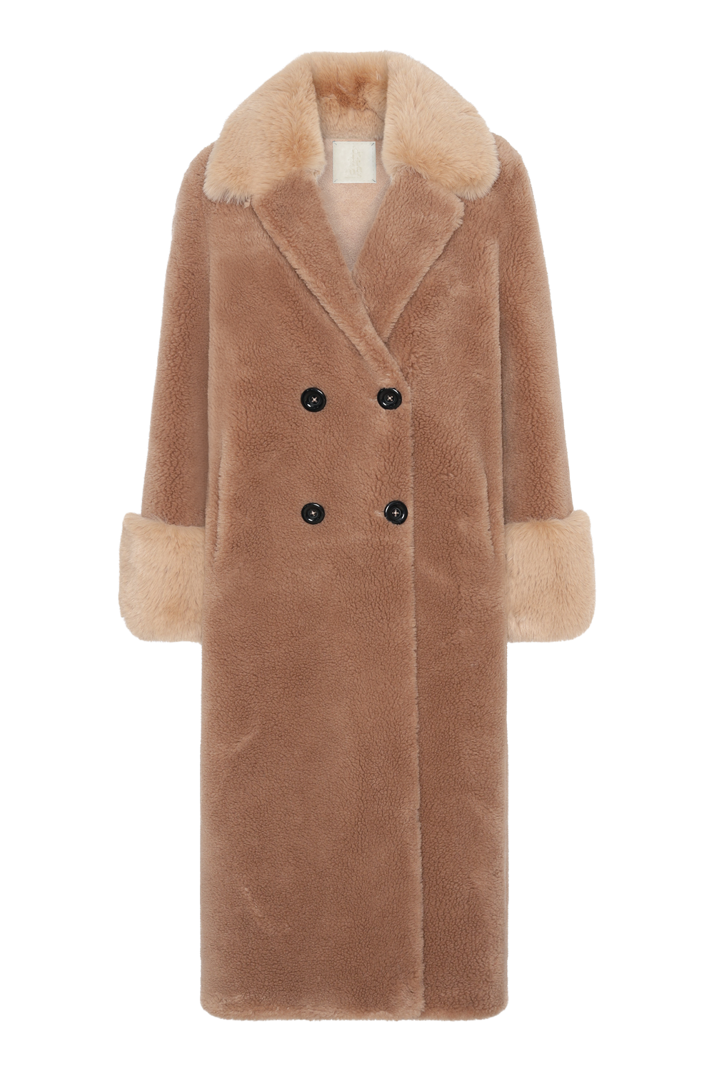 Fiona Long Wool Coat Light Brown