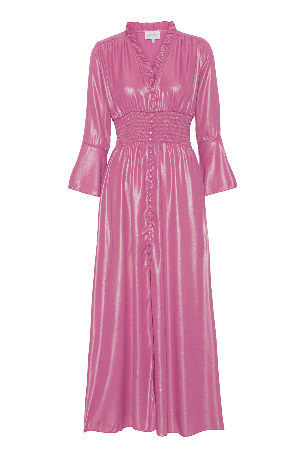 Sally Long Shimmer Dress Pink