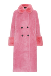 Fiona Long Wool Coat Pink