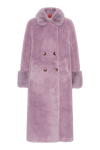 Fiona Long Wool Coat Lavender