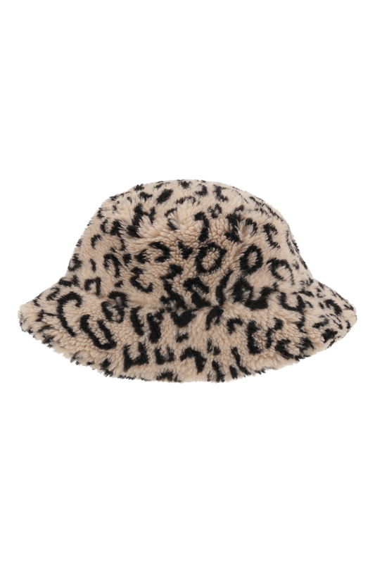 Maya Wool Bucket Hat Dotted Beige