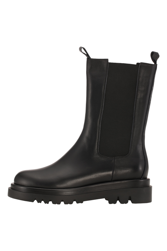 Kimora Leather Boots Black