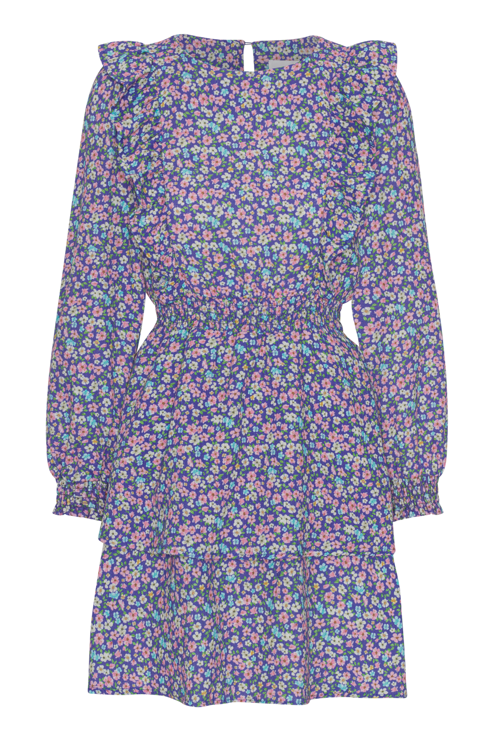 Patricia LS Cotton Dress Lilac Flower