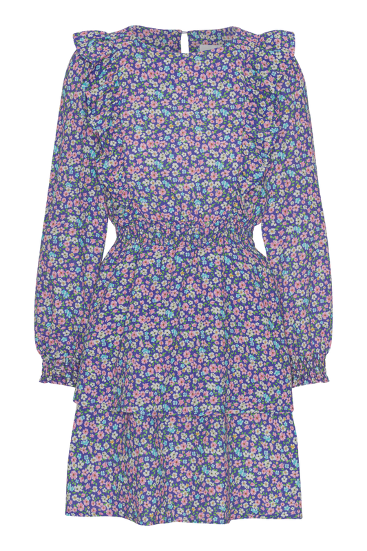Patricia LS Cotton Dress Lilac Flower