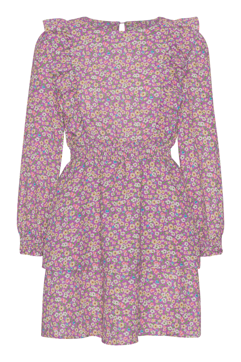 Patricia LS Cotton Dress Light Pink Flower