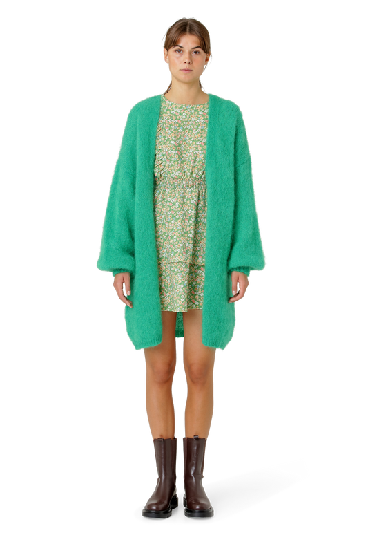 Lee Midi Cardigan Emerald Green