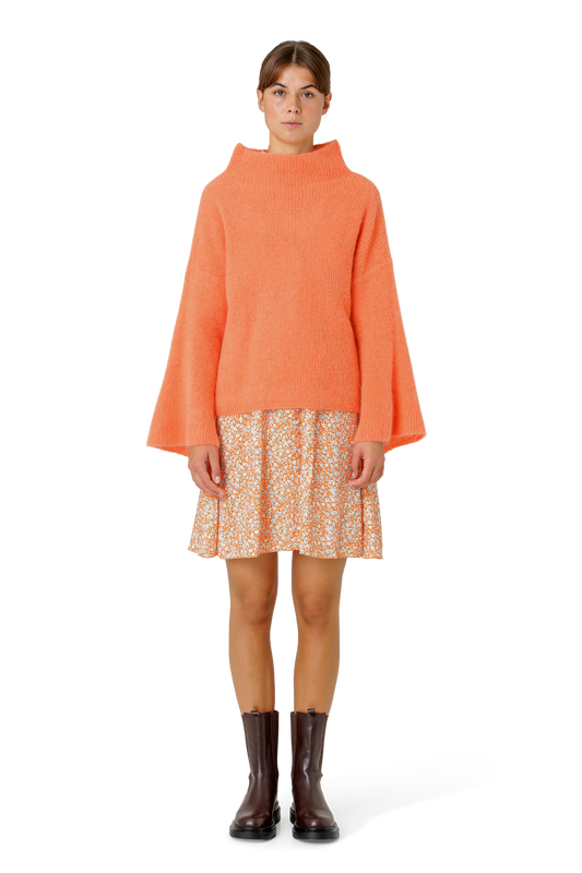 Felicia Oversized Knit Burnt Orange