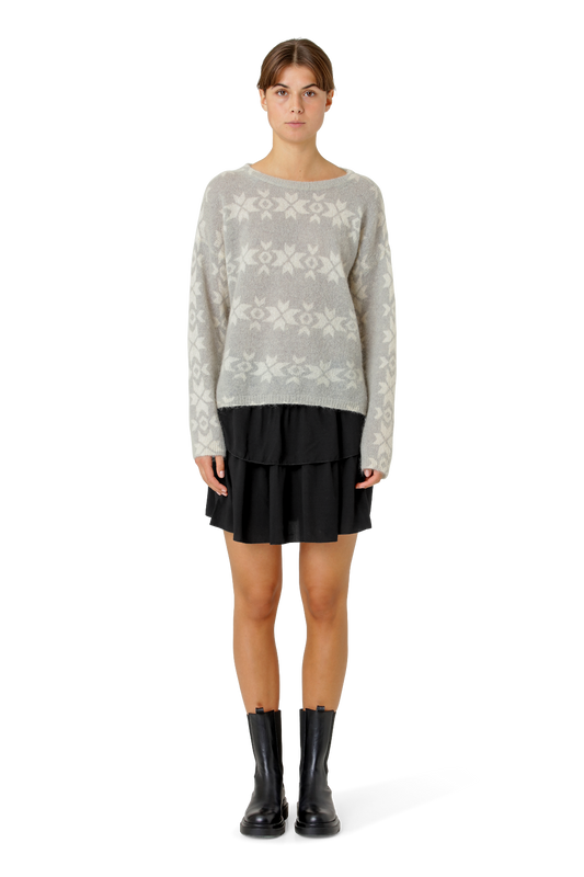 Sally Short Skirt Solid Black