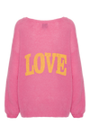 Silja Back Letters Pink W/ Yellow Letters (LOVE)