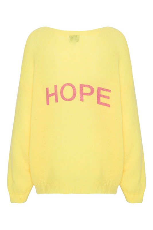 Silja Back Letters Yellow W/ Pink Letters (HOPE)