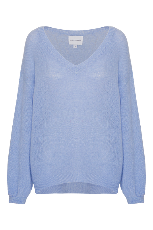 Silja Back Letters Light Blue W/ Coral Red Letters (DREAM)