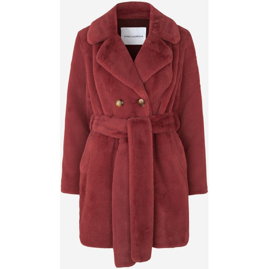 Cruz Faux Fur Jacket Red - Sample