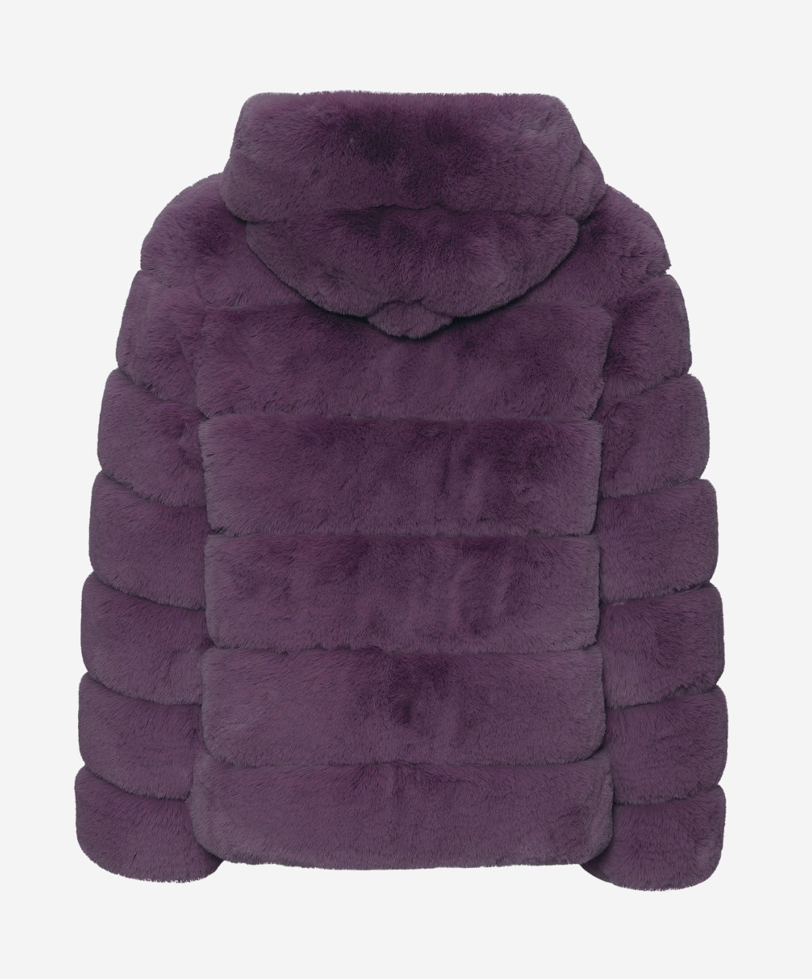 Blake Faux Fur Jacket Short Purple - Sample