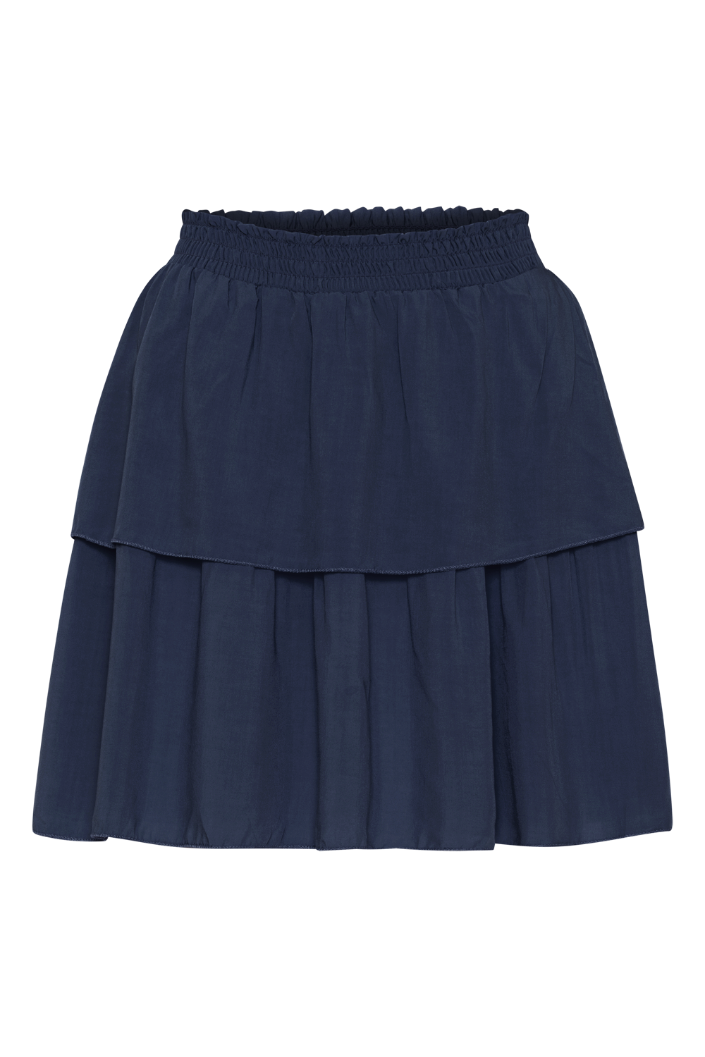 Sally Short Skirt Solid Navy Blue
